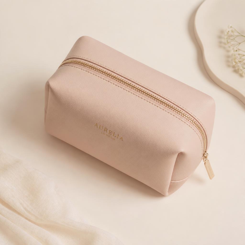 Necessaire Zencial em couro sintético — brinde do Kit Compre 2 Leve 3
